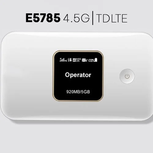 مودم همراه TD-LTE / 4.5G هواوی مدل E5785-320a / CAT7 با سیم کارت TD-LTE و 300 گیگ اینترنت یکساله