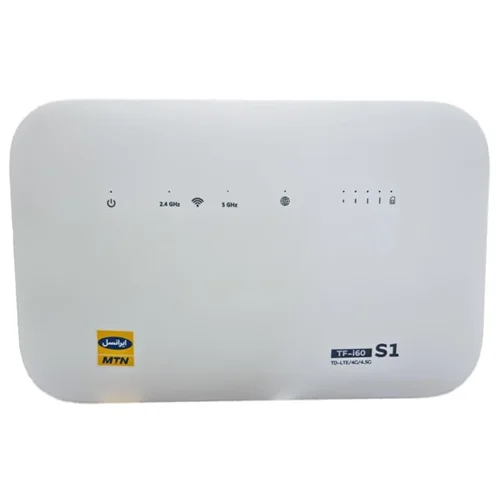 مودم رومیزی TD-LTE ایرانسل مدل TF-i60 S1 با سیمکارت TD-LTE و بسته اینترنت 160 گیگ سه ماهه