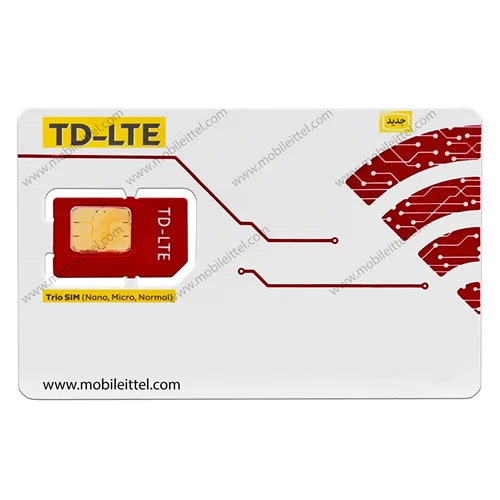 سیم کارت TD-LTE همراه با بسته اینترنت 100 گیگ سه ماهه
